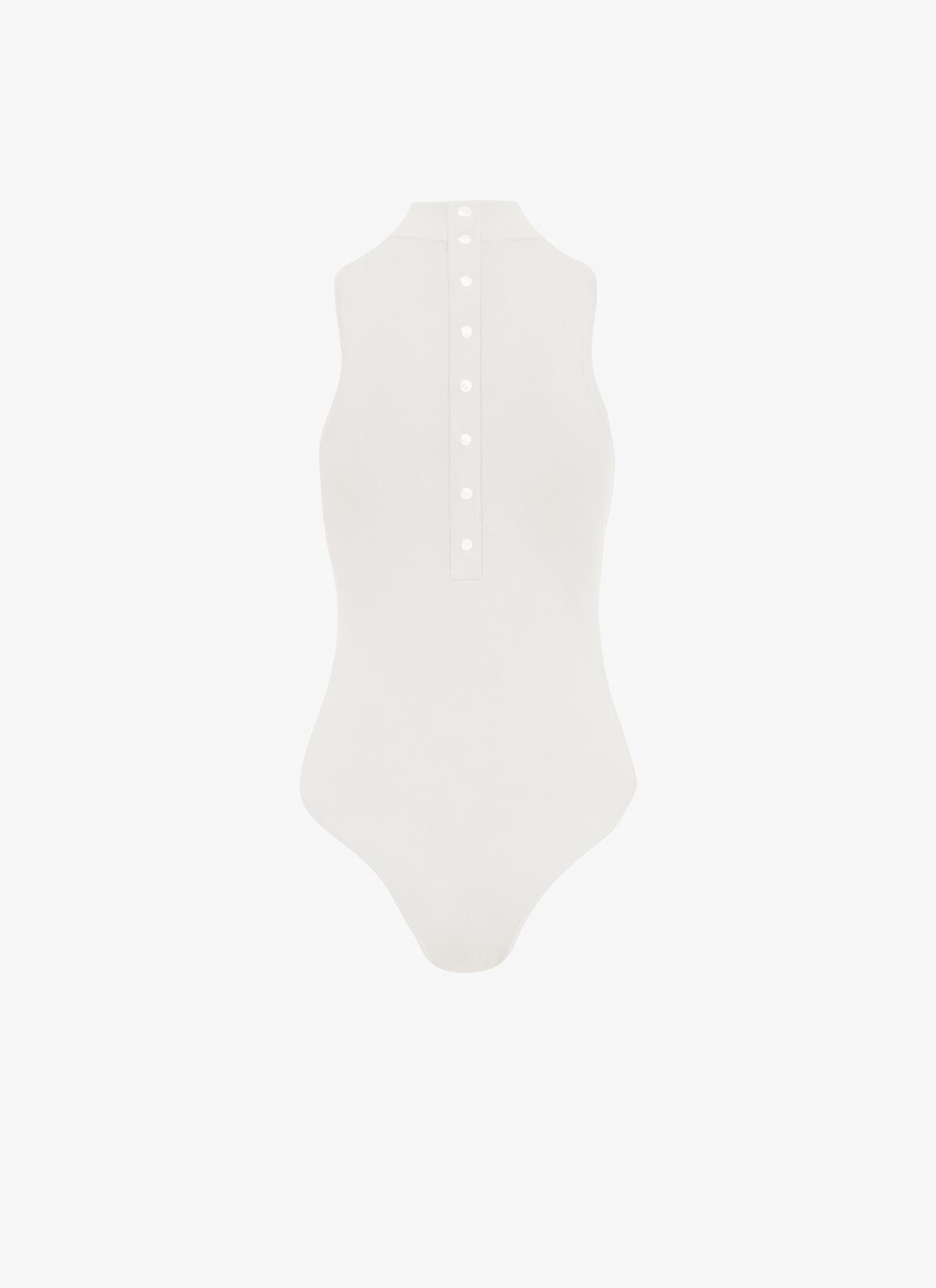 High neck sleeveless body ALAÏA WHITE HIGH NECK SLEEVELESS BODY